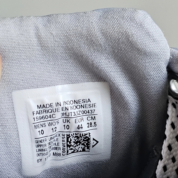 Converse Chuck Taylor Street Mid Casual Sneakers from Finish Line Gray M 10/W 12 - Picture 10 of 16